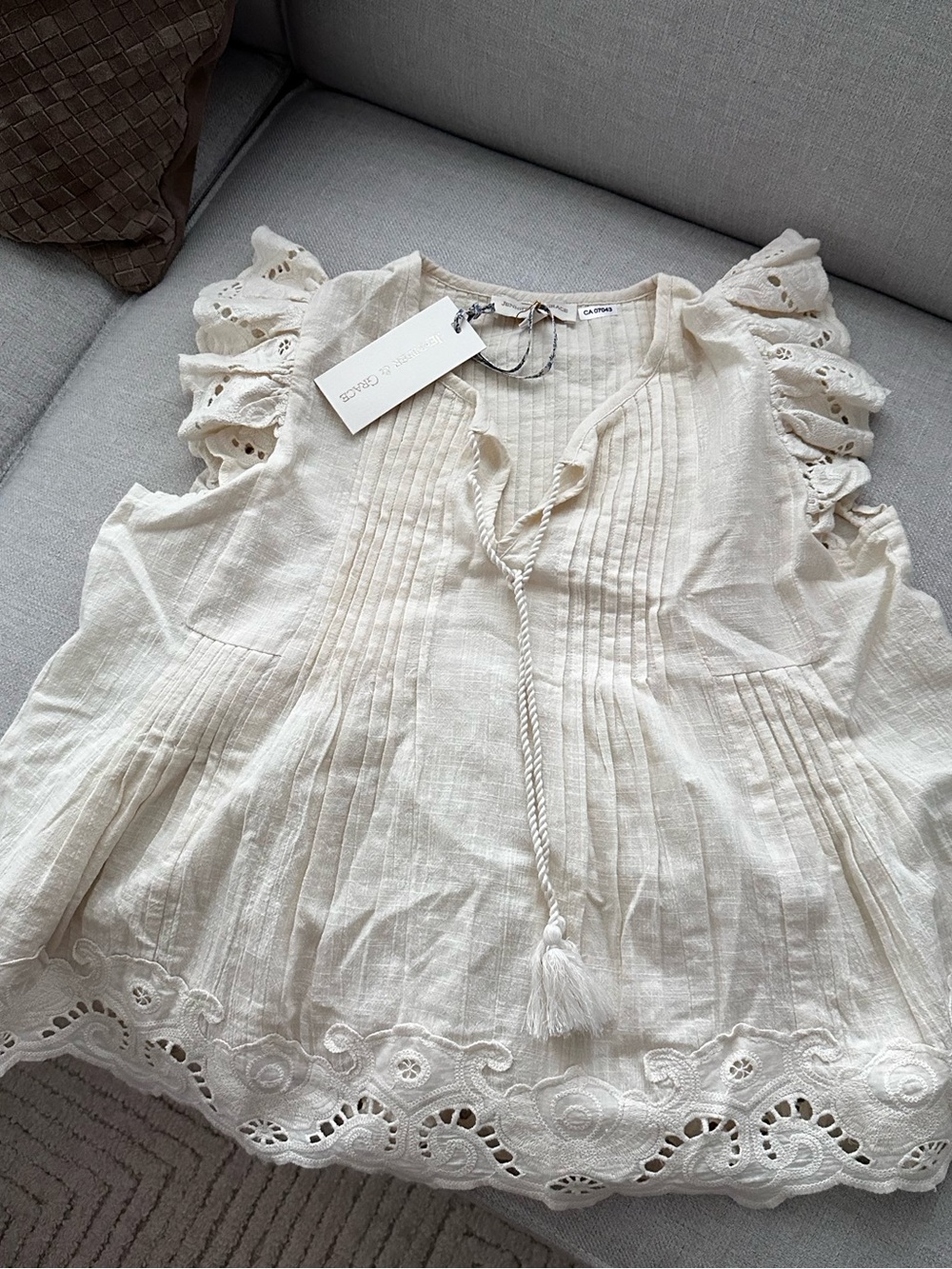 Jennifer and grace peasant blouse